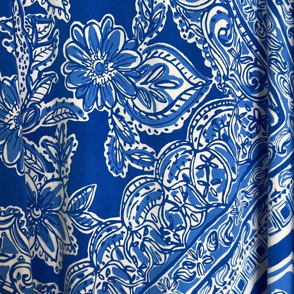Lilly Pulitzer Maxi Skirt Size S in Blue Crush Open Water $138 - Picture 7 of 7